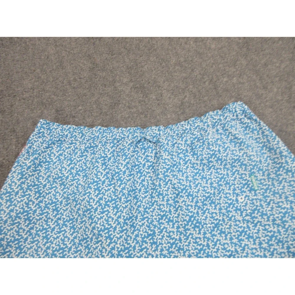 Bonobos Swim Trunks Mens 2XL Blue Abstract Print Mesh Lined Drawstring Beach
